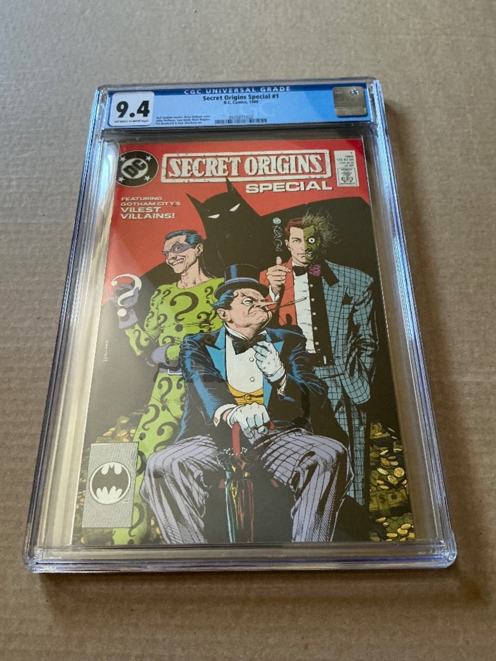 Secret Origins Special #1 CGC 9.4 Batman Villains Bolland Gaiman 1989